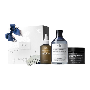 英国Hair Laboratory 黑云杉控油洗发水无硅蓬松发量礼盒