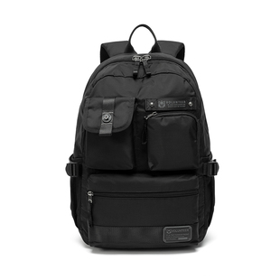 双肩包男牛津布背包男大容量电脑包帆布运动旅行包学生新款书包男
