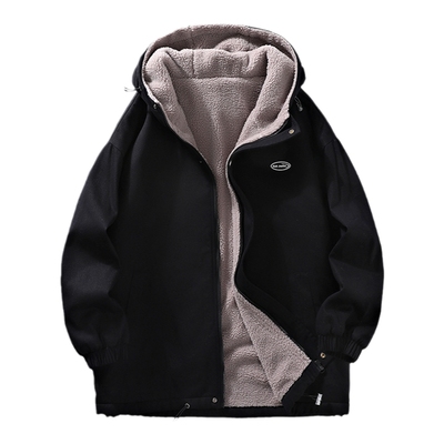 回力羊羔绒棉衣男士外套秋冬季