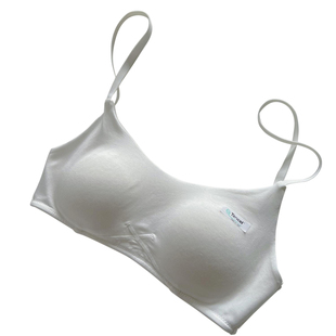 Kbra莫代尔圆圆胸一片式无痕内衣女夏薄款小胸聚拢防下垂透气文胸