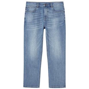 【凉感】903杰克琼斯男装冰丝自在牛仔裤小个子九分裤子秋男款