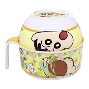 蜡笔小新超大容量把手泡面碗带盖两用吃饭碗学生泡面神器上班打饭