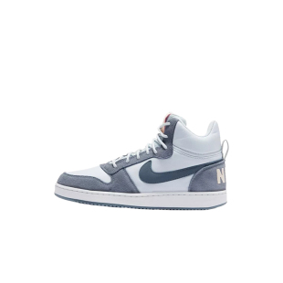 耐克Nike Court Borough mid 女板鞋 灰蓝粉 小乔治城 844907-005