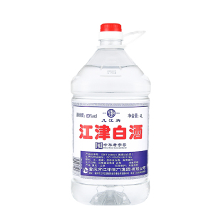 中华老字号几江牌60度4L纯粮酿造江津白酒泡酒专用整箱/单桶白酒