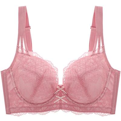 依曼丽软钢圈薄杯大胸显小内衣