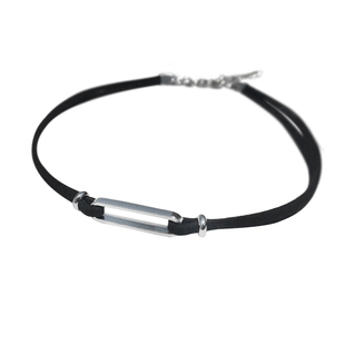 choker颈链项圈女 时尚款环形扣 日韩简约脖链原宿颈带锁骨链项链