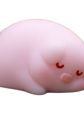 可爱云朵抱枕睡觉猪猪公仔摆件