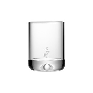 启明缘加厚单层玻璃杯泡茶杯耐热杯子品茶杯套装送礼不带盖绿茶杯