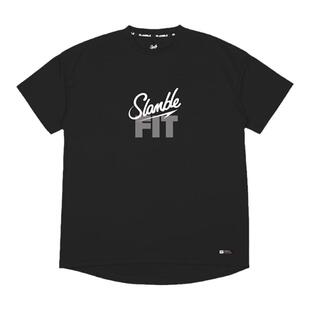 SLAMBLE篮球训练运动FIT短袖男圆领健身跑步速干上衣透气