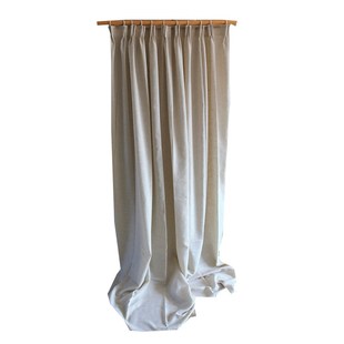 外贸清仓 亚麻窗帘成品遮光麻布可定制落地挂钩式穿杆书房卧室客