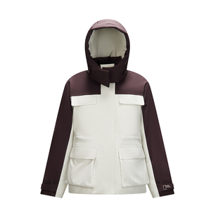 [商场同款]森马中国国家地理系列羽绒服女三防冬季2025新款鹅绒服