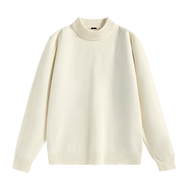 班尼路重磅男士冬季内搭圆领毛衣