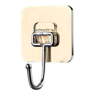 不锈钢加大挂钩墙上自粘超强无痕粘钩强力不掉挂勾勾墙壁厨房重物