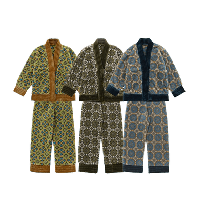 JNBYHOME米泡绒印花家居服情侣