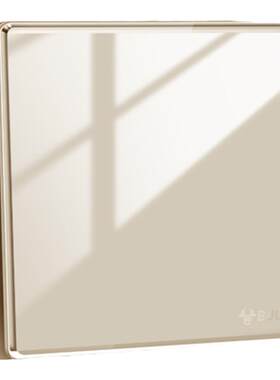 公牛亚克力开关插座面板奶油风