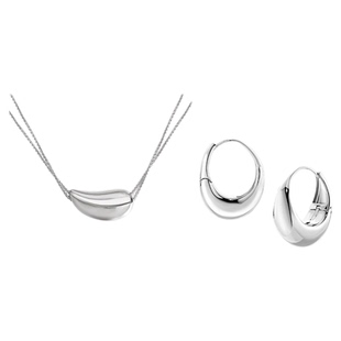 【女神礼物】RC Retro Chic意大利复古时尚首饰 小水滴银圈套装