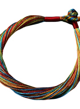 五彩绳情侣手工编织端午节