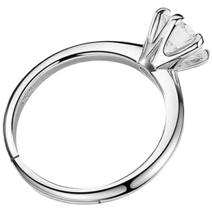 微镶仿真六爪钻戒女情侣对戒结婚用的戒指婚礼仪式道具活口一对