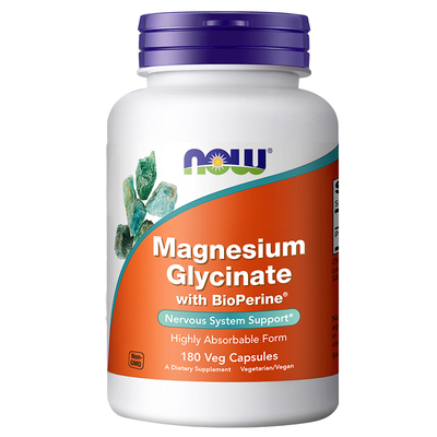 now甘氨酸镁补充剂舒缓睡眠