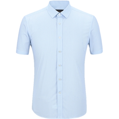 【商场同款】雅戈尔男士短袖衬衫夏季新款官方商务休闲短袖衬衫男