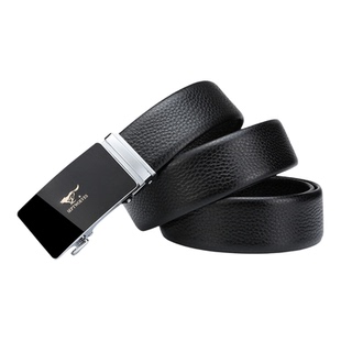 七匹狼皮带男士真皮正品腰带头层牛皮商务2026新款自动扣软皮裤带