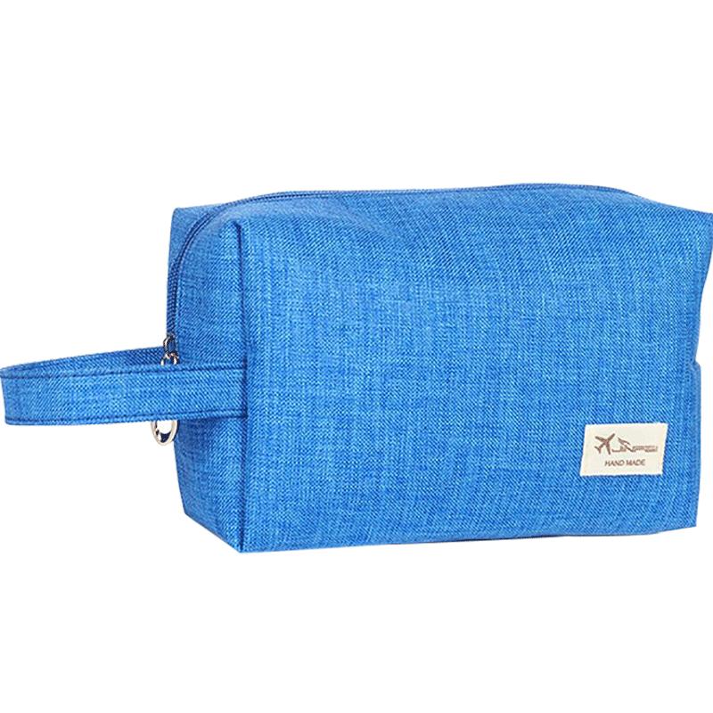 便携化妆包大容量手拿收纳袋韩国小号简约防水旅行随身洗漱品手提