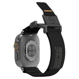 适用苹果ultra3手表2表带iwatch S10铠甲款11磁吸扣尼龙腕表带applewatch S9运动S8智能7小众6创意5高级男士