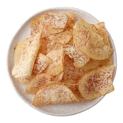 芋头片青柠椒盐味香芋原切薄脆薯片开袋即食宅家解馋休闲食品小吃