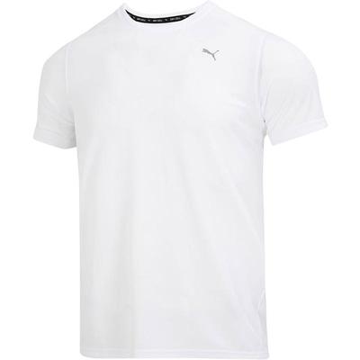 PUMA彪马速干短袖男装2025冬季新款运动服白色透气孔健身跑步T恤