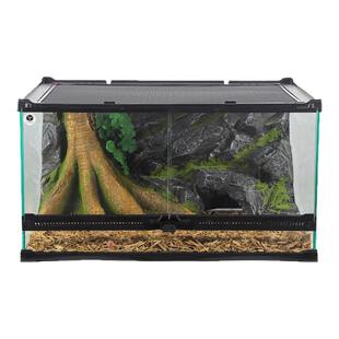 CM玻璃爬缸守宫蜥蜴角蛙蝎子蜘蛛陆龟鬃师雨林缸水龟生态水族箱盒