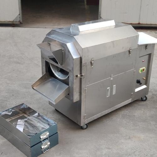 25型电热炒货机糖炒板栗机炒瓜子机炒花生机糖炒栗子机器炒茶机