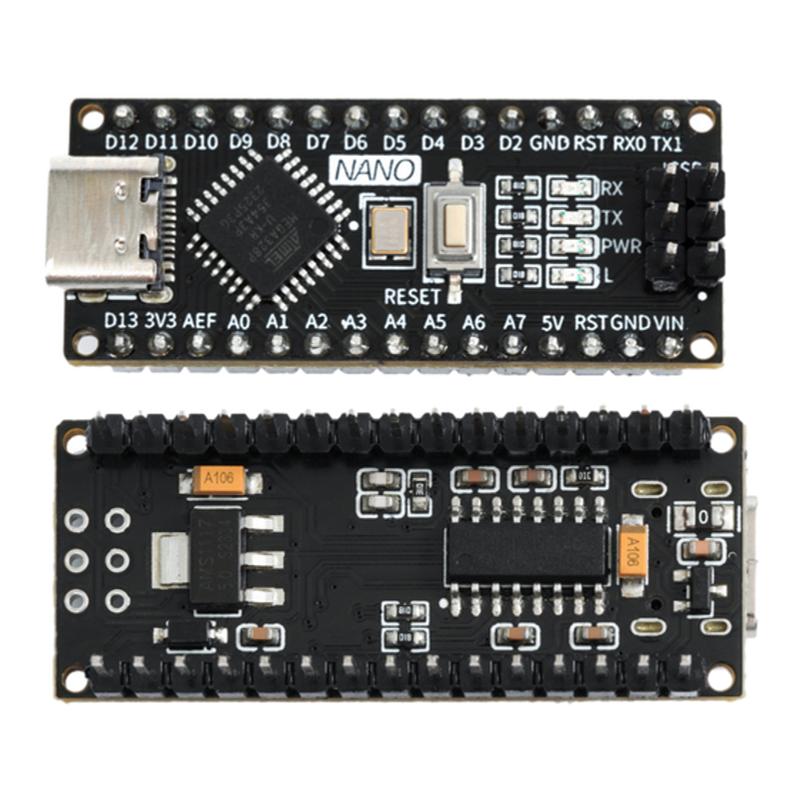 兼容Arduino NANO开发板增强版ATmega328P单片机入门编程控制板