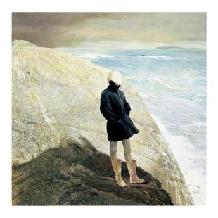 安德鲁怀斯人像风景写实抽象冷色调油画餐厅客厅卧室玄关装饰画