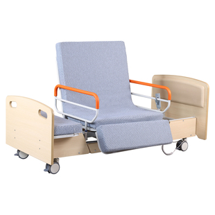 多功能防侧滑轮椅护理床厂家医院养老院家用手动可拆分家用款