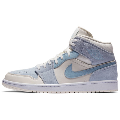 Nike/耐克正品Air Jordan 1 男子运动耐磨拼接板鞋DA4666-100