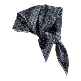 小方巾腰果花丝巾包头巾女春秋棉护颈围脖领巾围巾旅游装饰拍照