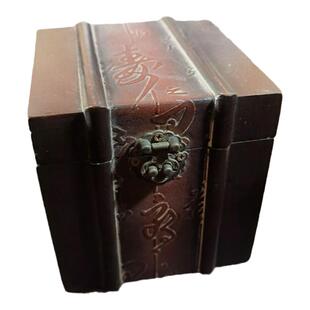 中式复古木匣子木制桌面收纳盒秘室道具木盒文玩收藏百宝箱包装盒