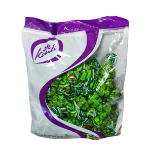 俄罗斯进口水果汁夹心软糖康吉Konti西瓜味糖果零食结婚喜糖500克