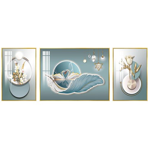 现代简约沙发背景墙装饰画客厅高级感轻奢抽象挂画北欧奶油风壁画