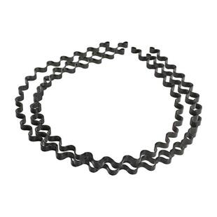 网红波浪发箍新款发捆敷面膜头箍男士铁发卡夏天女男黑色洗脸发箍