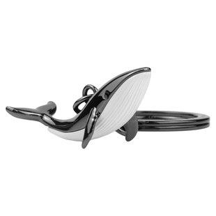 鲸鱼钥匙扣包包挂件 比利时metalmorphose海洋生物合金生日礼物