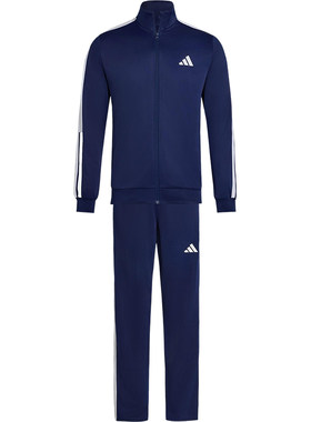 Adidas/阿迪达斯正品舒适春季款男女立领直筒运动套装KC6985