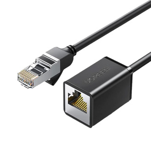 绿联 网线延长线器电脑连接宽带网络6六类千兆公对母rj45接头加长