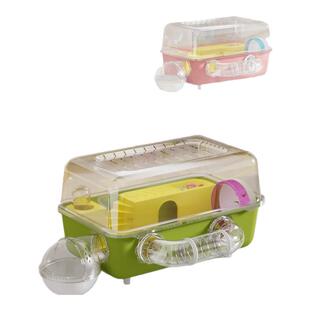 仓鼠笼子亚克力透明防越狱防啃咬易清理豪华别墅金丝熊专用大房子