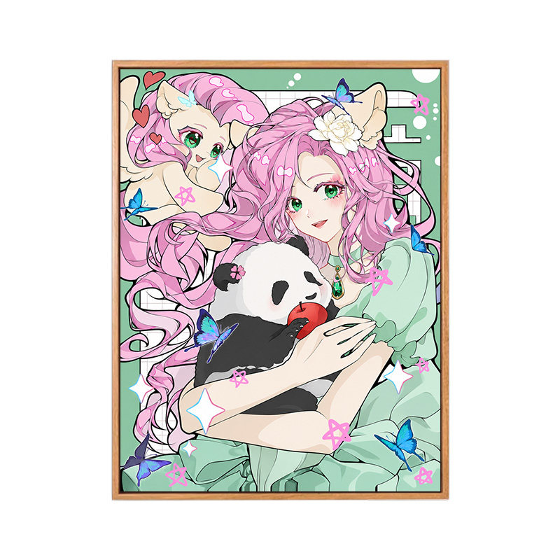 小马宝莉拟人化diy数字油画