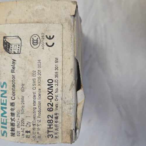 询价-继电器3TH8262-0XM0仓库剩余2个