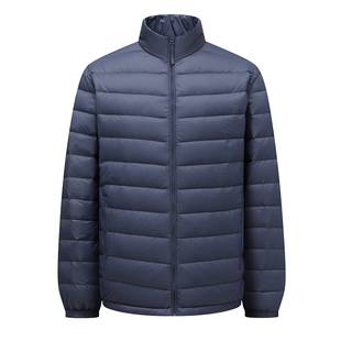 90鹅绒轻薄羽绒服男2025年秋冬立领轻型男女同款保暖鹅绒内胆外套