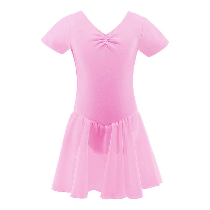 儿童舞蹈裙粉色练功服幼儿裙子女