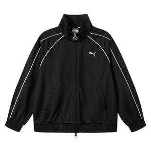 PUMA彪马男童外套新款秋装儿童时髦酷帅夹克上衣青少年休闲运动服