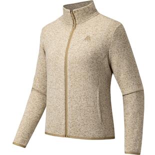 安踏火壳抓绒衣内胆大地之壳3女款春夏季立领户外运动上衣外套